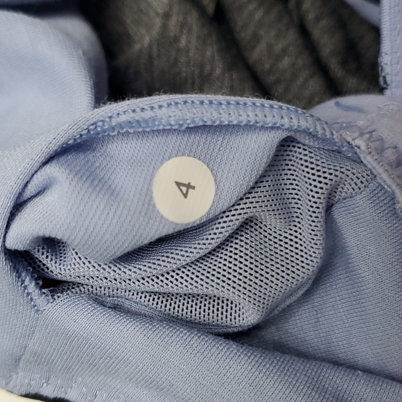 Lululemon Run Back on Track size 4 black and polar haze - Picture 7 of 9